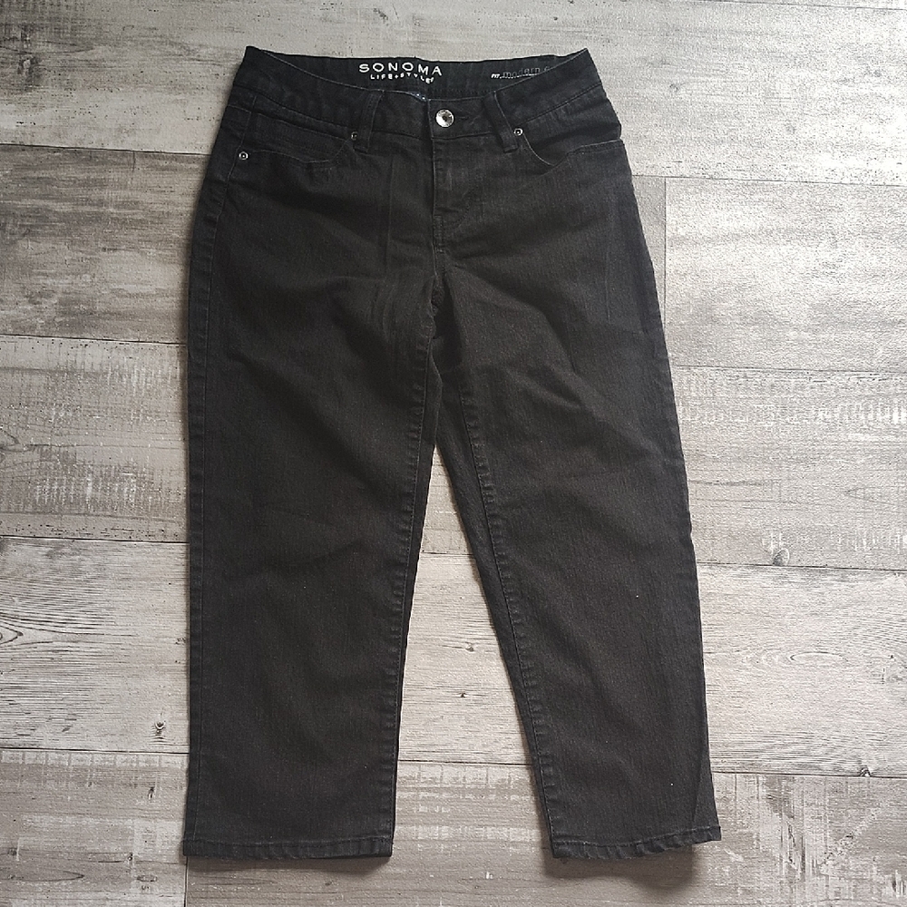 Sonoma Black Ankle Jeans